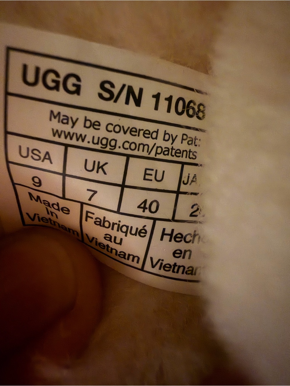 UGG Tan Suede Slip-On Sheepskin Slippers with Cream Lining - Picture 3 of 6